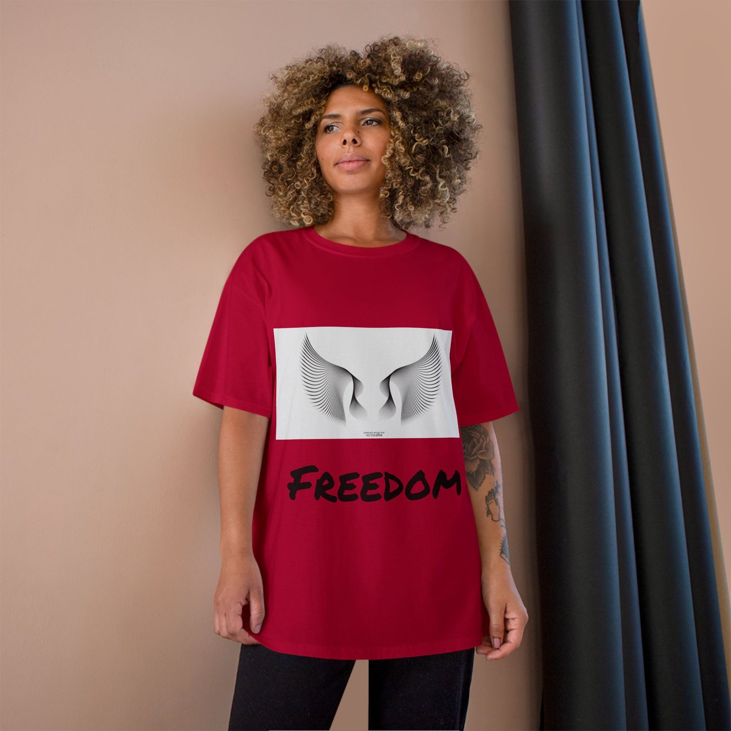Freedom Wings T-Shirt — Champion Style Graphic Tee