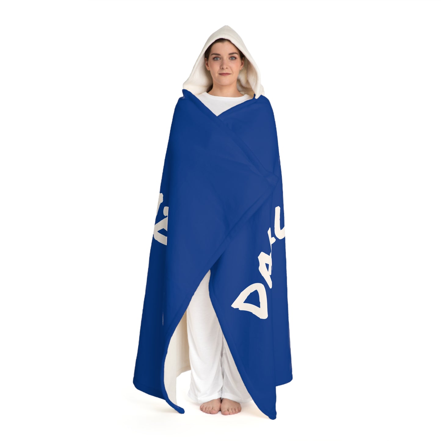 Cozy Dallas Cowboys  Hooded Sherpa Fleece Blanket for Ultimate Comfort, Perfect for Relaxation,