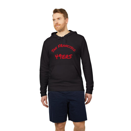 San Francisco 49ers Fleece Hoodie, Cozy Sportswear Unisex Layering Piece, Game Day Apparel,