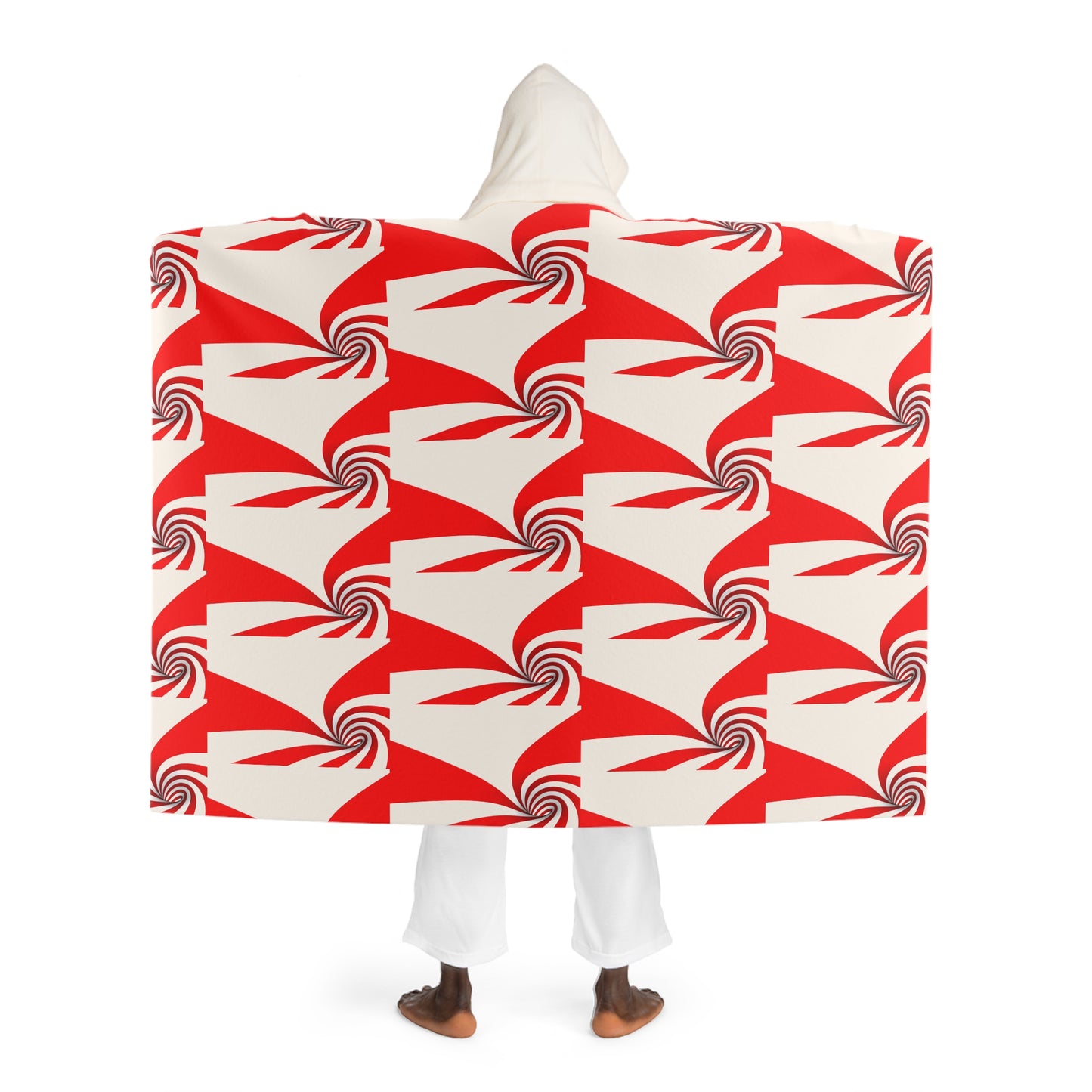 Christmas Hooded Sherpa Blanket