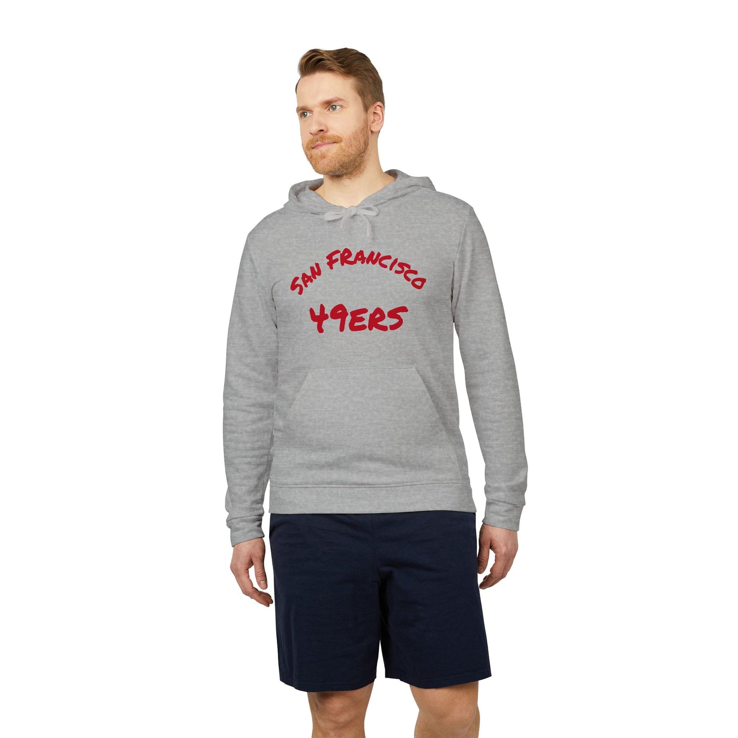 San Francisco 49ers Fleece Hoodie, Cozy Sportswear Unisex Layering Piece, Game Day Apparel,
