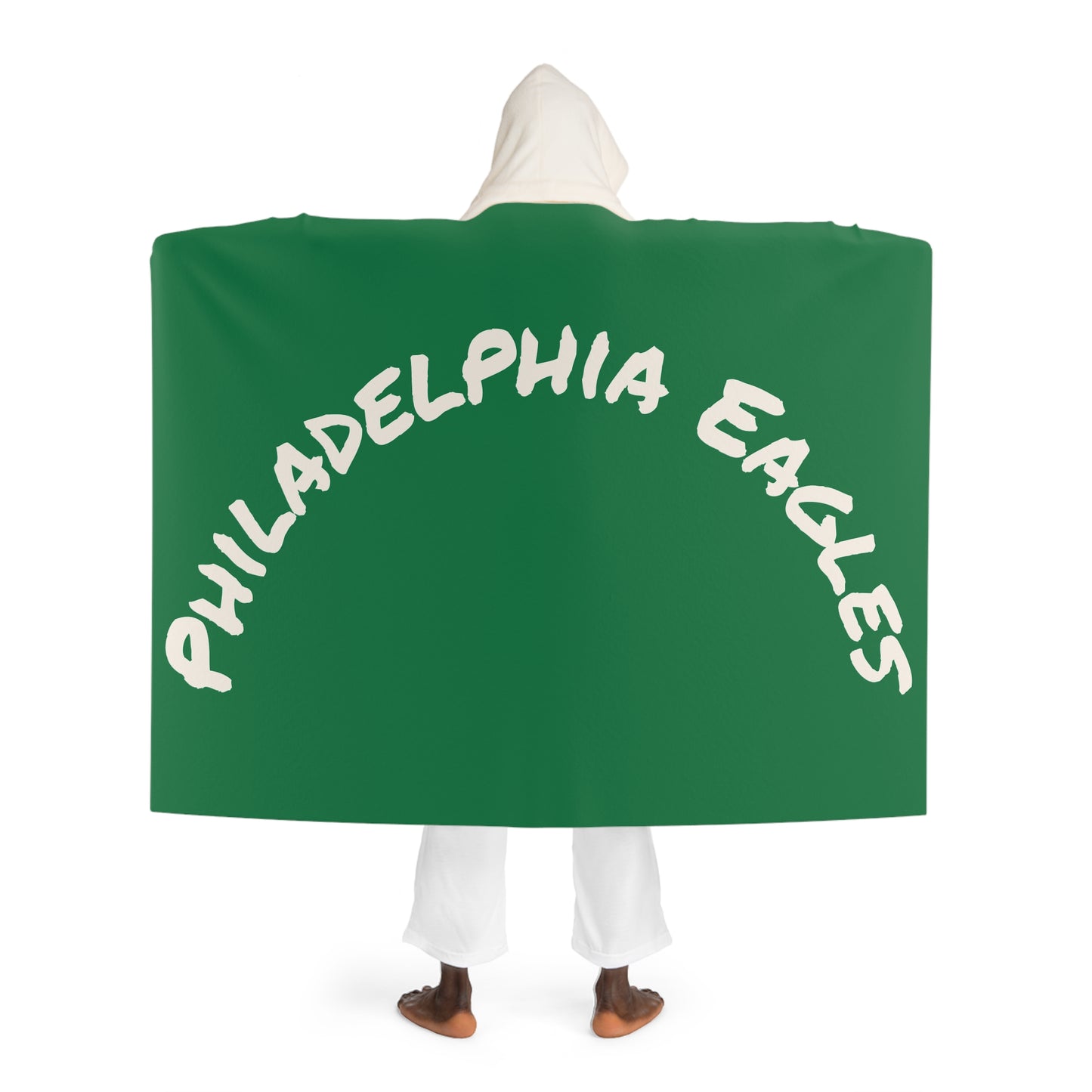Cozy Hooded Sherpa Fleece Blanket for Ultimate Comfort Philadelphia Eagles
