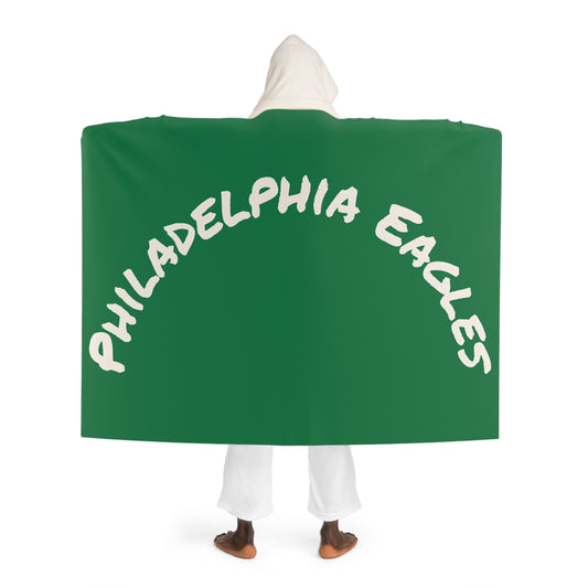 Cozy Hooded Sherpa Fleece Blanket for Ultimate Comfort Philadelphia Eagles