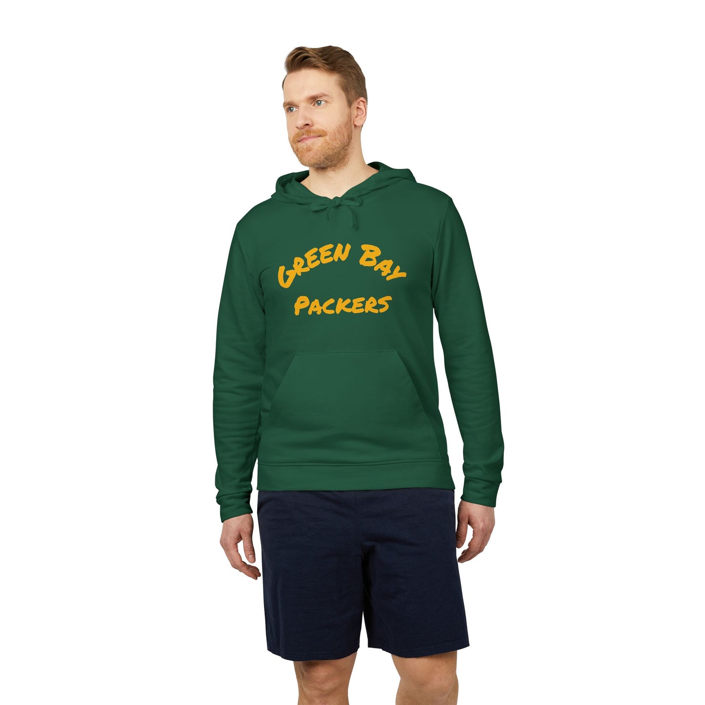 Fleece Hoodie Green Bay Packers Cozy Stylish Unisex adidas