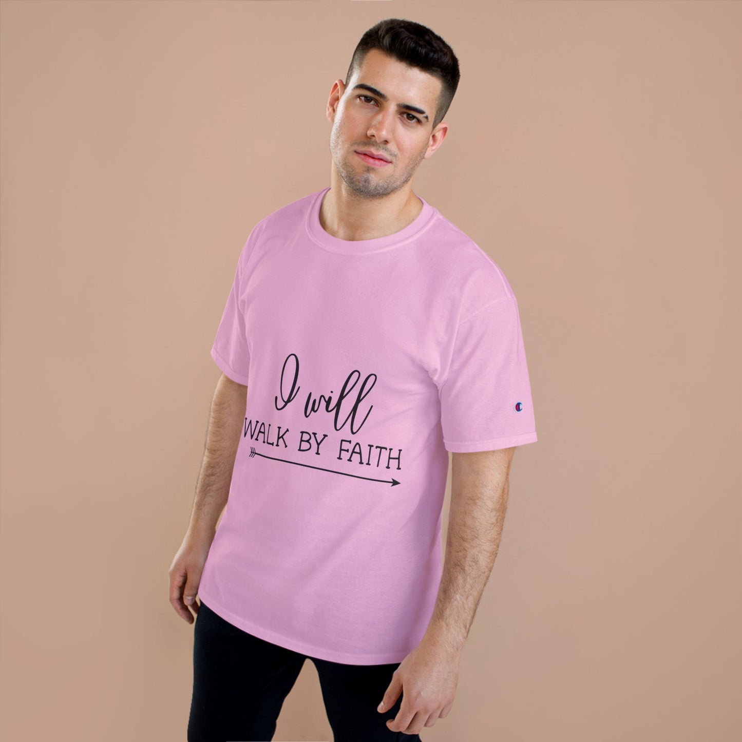 I Will Walk By Faith T-Shirt — Inspirational Faith Christian Tee