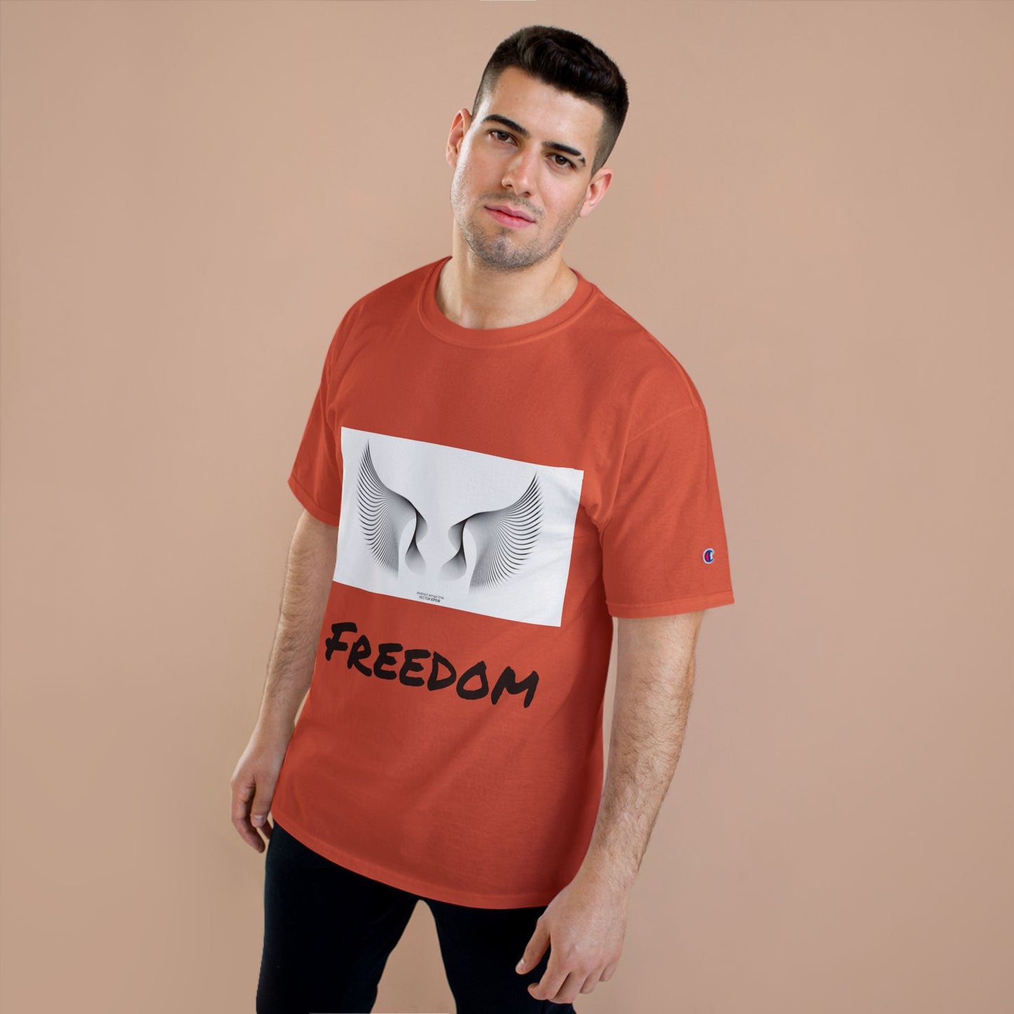 Freedom Wings T-Shirt — Champion Style Graphic Tee