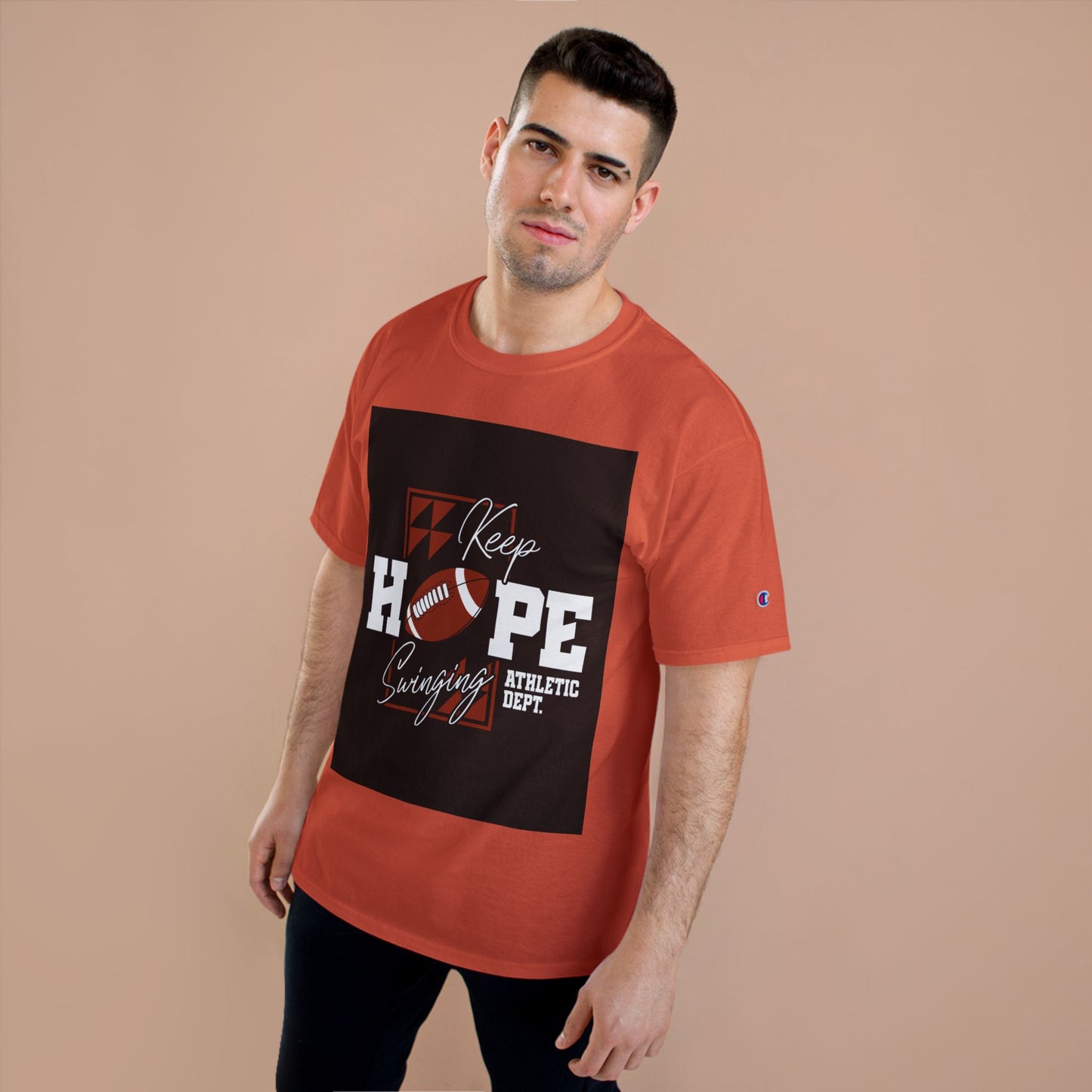 Keep Hope Football Tee — Athletic Dept. Champion T-Shirt