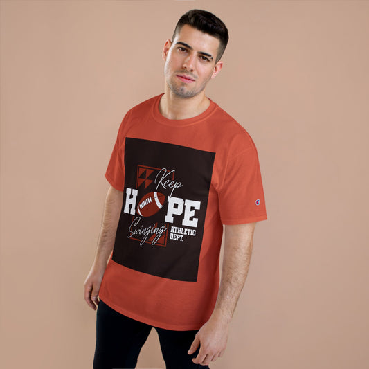 Keep Hope Football Tee — Athletic Dept. Champion T-Shirt