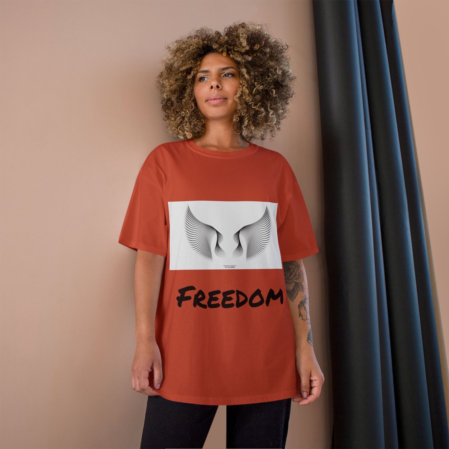 Freedom Wings T-Shirt — Champion Style Graphic Tee