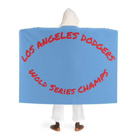 Dodgers Hooded Sherpa Blanket