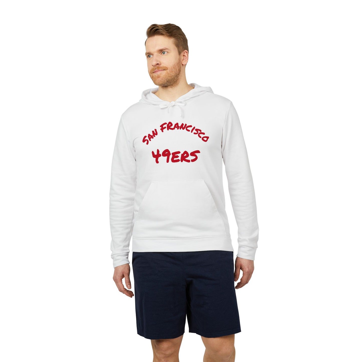 San Francisco 49ers Fleece Hoodie, Cozy Sportswear Unisex Layering Piece, Game Day Apparel,