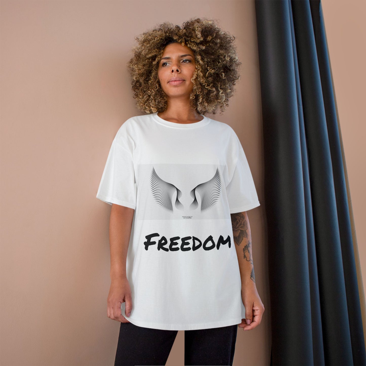 Freedom Wings T-Shirt — Champion Style Graphic Tee