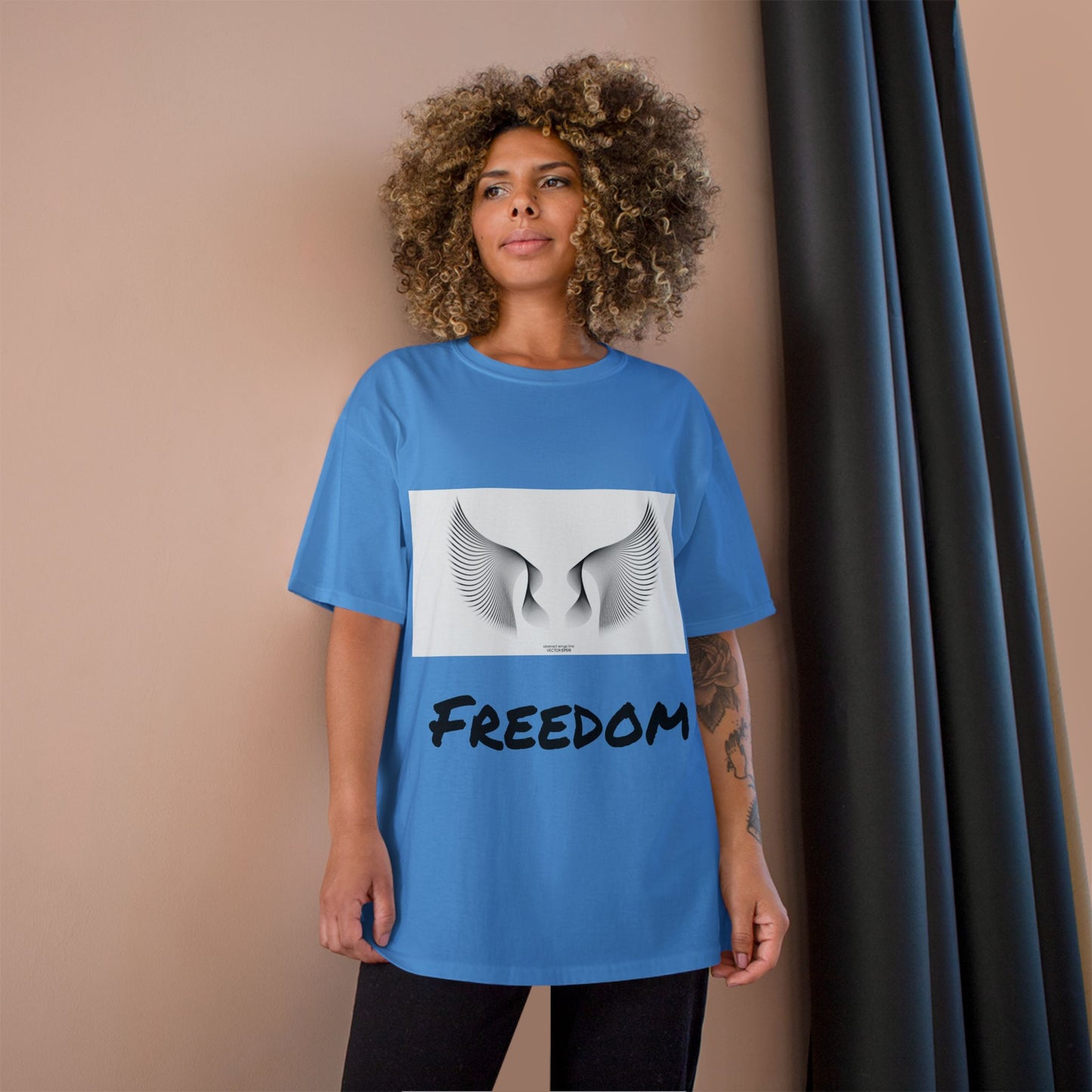 Freedom Wings T-Shirt — Champion Style Graphic Tee