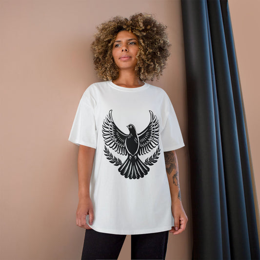 Champion T-Shirt — Bold Rising Eagle Graphic Tee