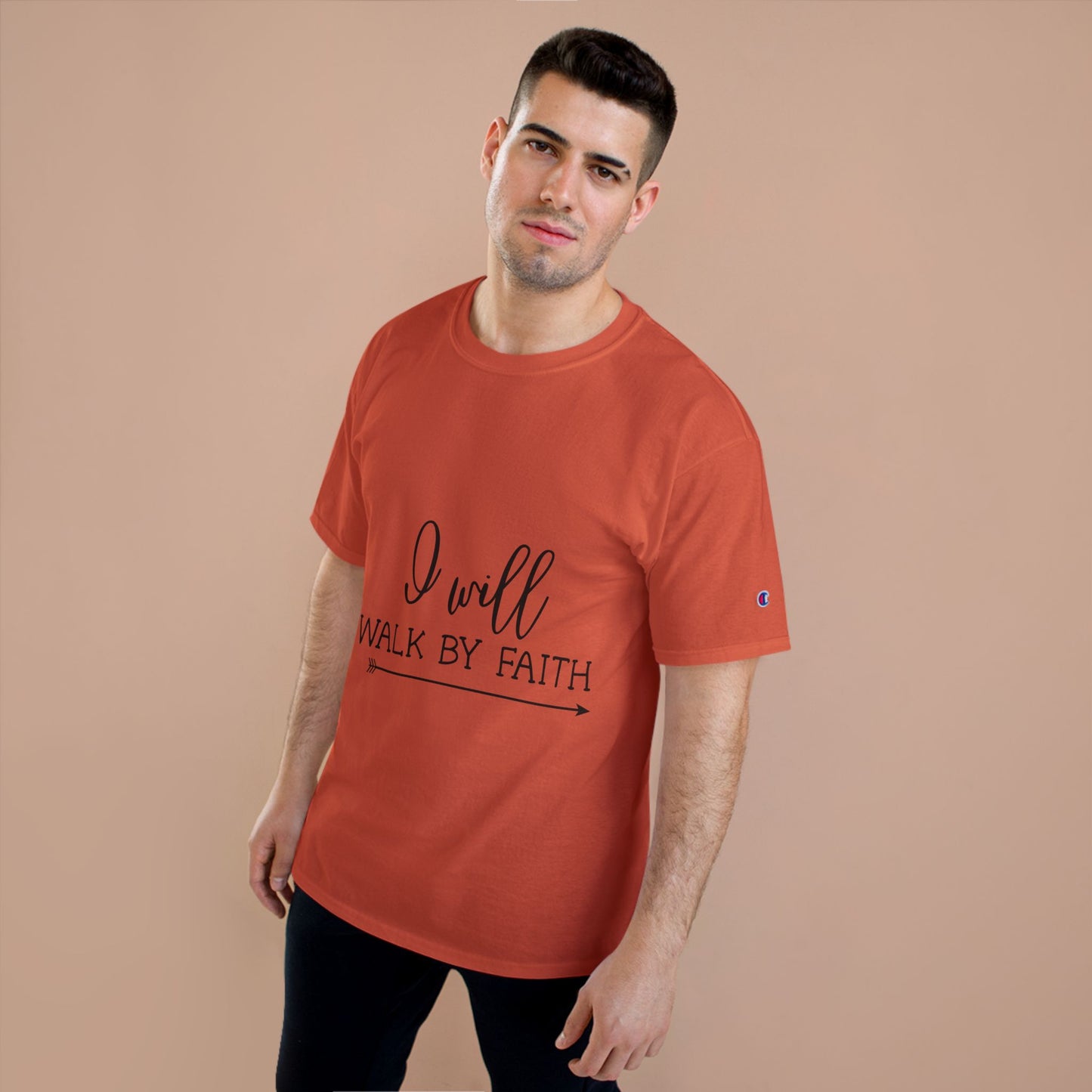 I Will Walk By Faith T-Shirt — Inspirational Faith Christian Tee