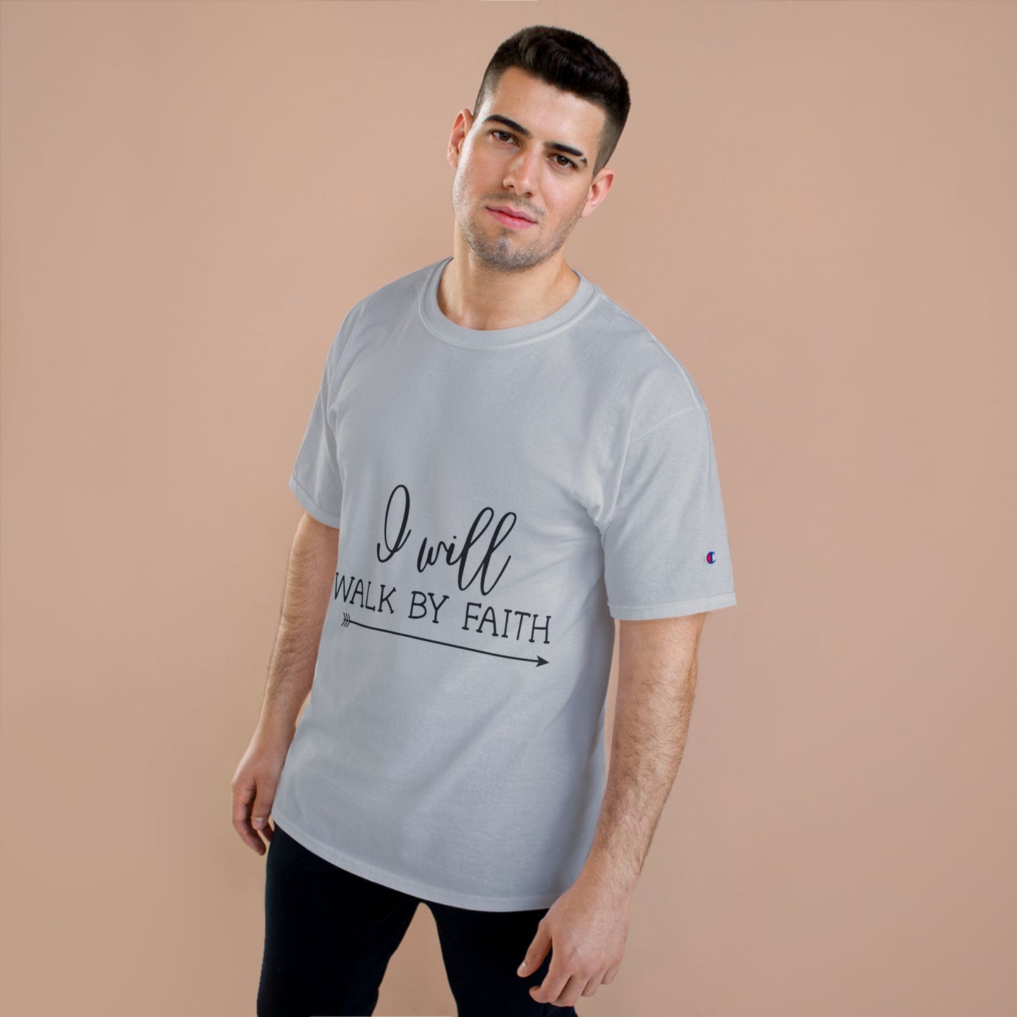 I Will Walk By Faith T-Shirt — Inspirational Faith Christian Tee