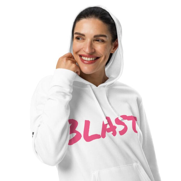 Women' Slang Word Blast adidas fleece hoodie - Image 6