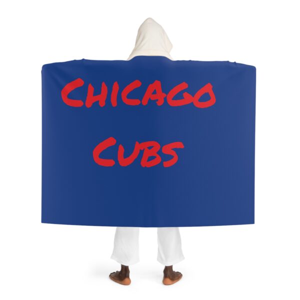 Chicago Clubs Cozy Hooded Sherpa Fleece Blanket - Perfect for Lounging & Relaxation