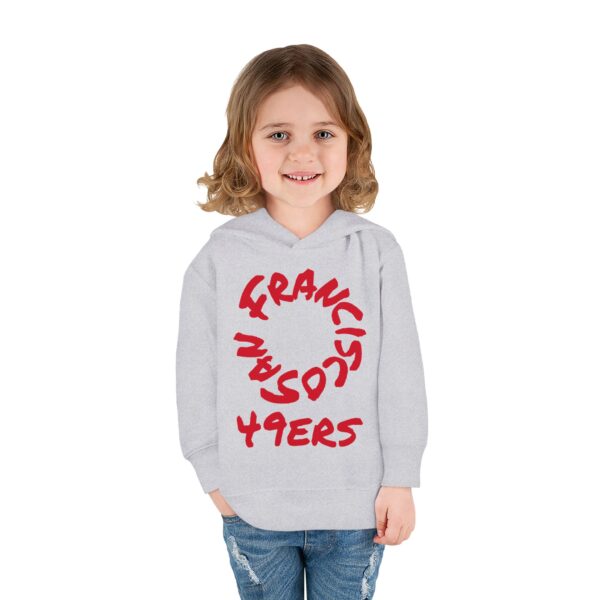 Toddler 49ers Fleece Hoodie - Cozy NFL Football Gear - Image 12