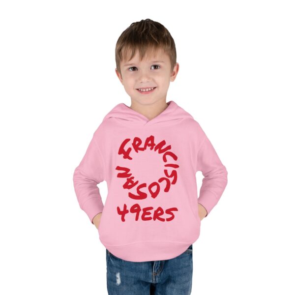 Toddler 49ers Fleece Hoodie - Cozy NFL Football Gear - Image 23