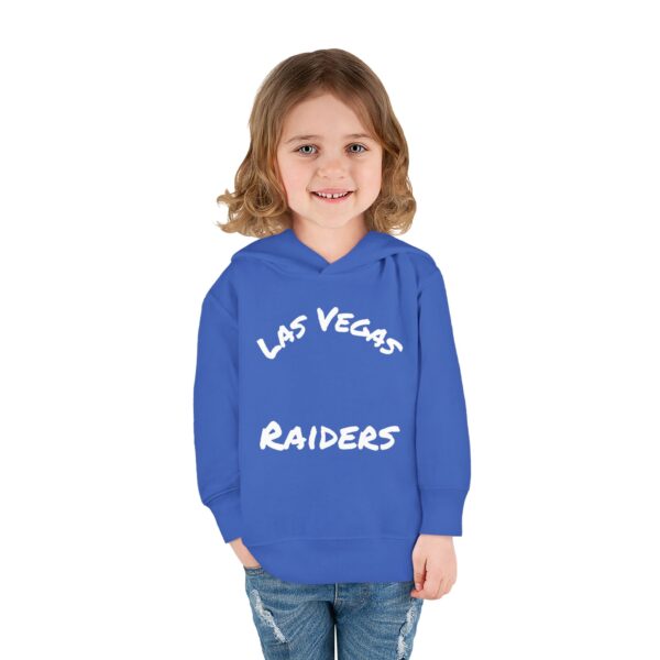 Toddler Fleece Hoodie - Las Vegas Raiders Design - Image 12