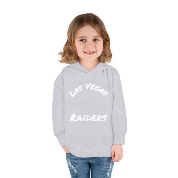 Toddler Fleece Hoodie - Las Vegas Raiders Design - Image 8
