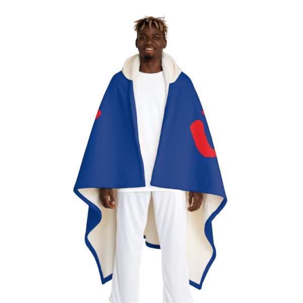 Chicago Clubs Cozy Hooded Sherpa Fleece Blanket - Perfect for Lounging & Relaxation - Image 2
