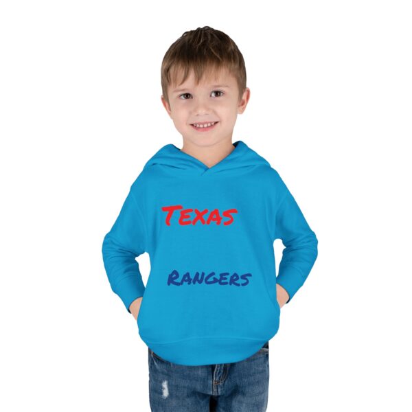 Texas Rangers Toddler Fleece Hoodie - Cozy Kids Pullover for Young Fans - Image 4