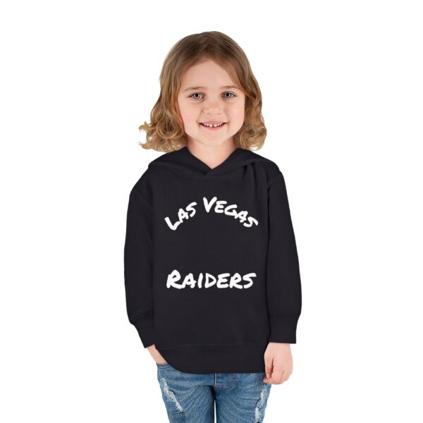 Toddler Fleece Hoodie - Las Vegas Raiders Design - Image 4