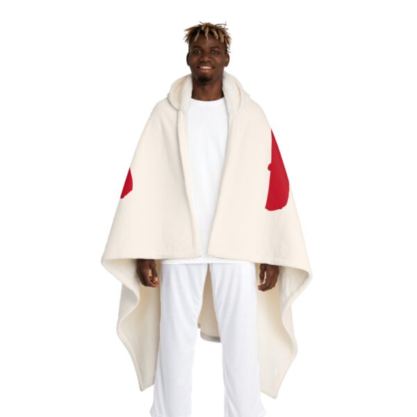 Texas Rangers Baseball Cozy Hooded Sherpa Fleece Blanket - Perfect for Lounging & Gifting! - Image 2