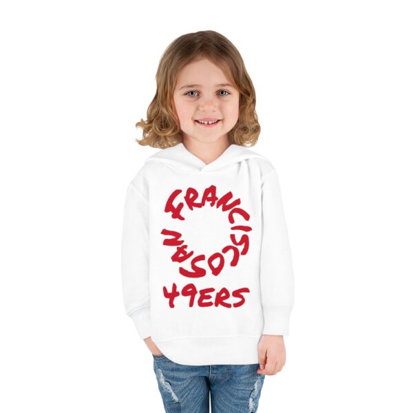 Toddler 49ers Fleece Hoodie - Cozy NFL Football Gear - Image 5