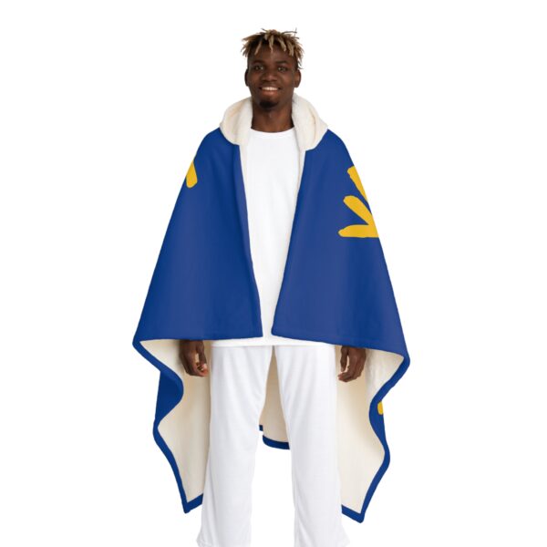Milwaukee Brewers Baseball Bob Uecker Cozy Hooded Sherpa Fleece Blanket - Perfect for Relaxation & Gifts - Image 2