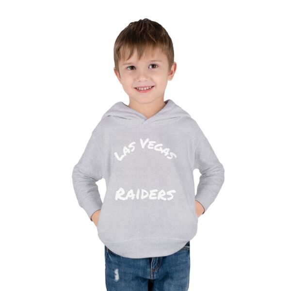 Toddler Fleece Hoodie - Las Vegas Raiders Design - Image 7