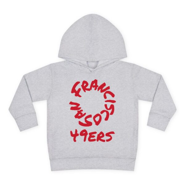 Toddler 49ers Fleece Hoodie - Cozy NFL Football Gear - Image 9