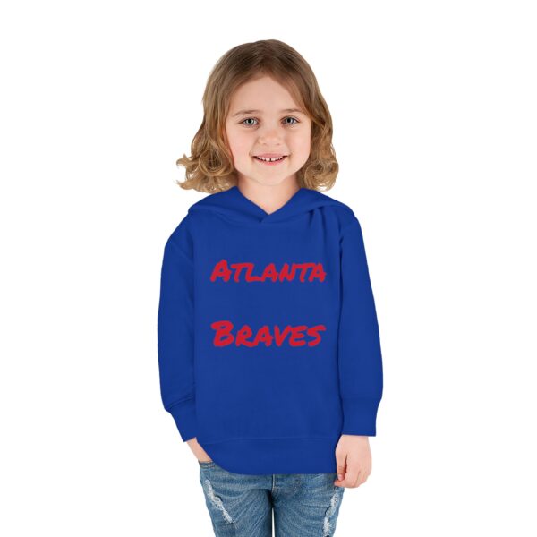 Toddler Braves Fleece Hoodie - Cozy Sportswear for Kids - Image 4