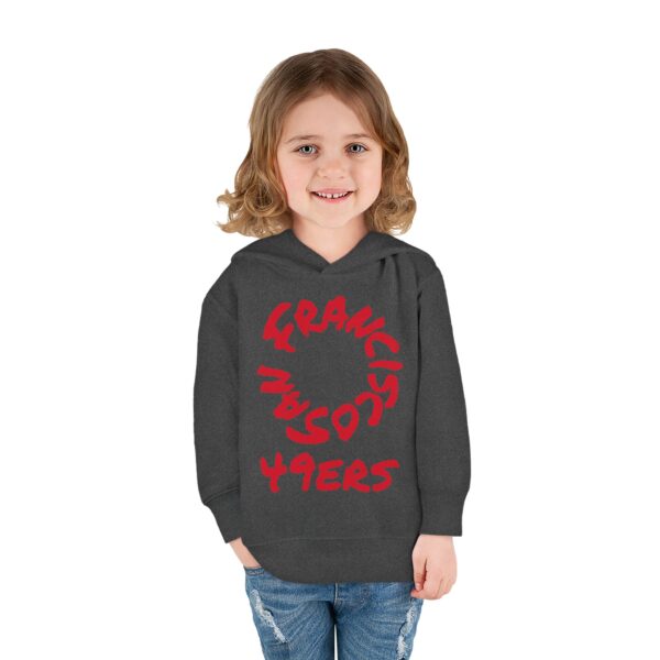 Toddler 49ers Fleece Hoodie - Cozy NFL Football Gear - Image 16