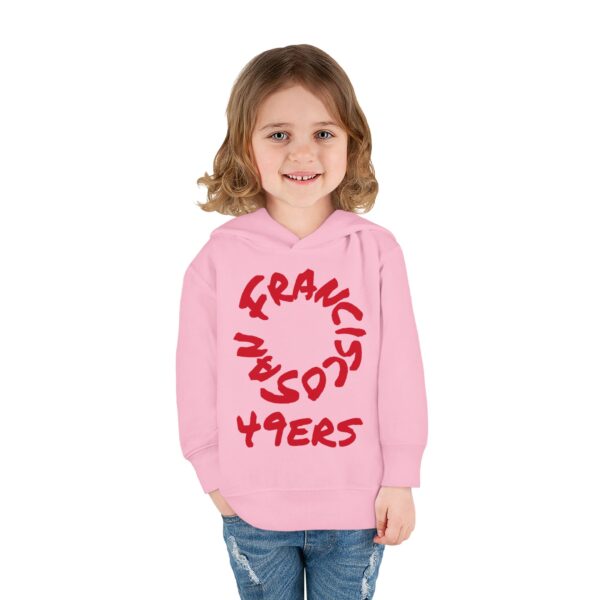 Toddler 49ers Fleece Hoodie - Cozy NFL Football Gear - Image 24