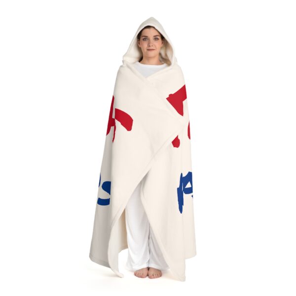 Texas Rangers Baseball Cozy Hooded Sherpa Fleece Blanket - Perfect for Lounging & Gifting! - Image 3