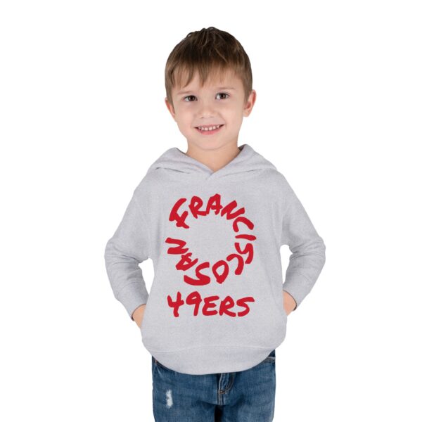 Toddler 49ers Fleece Hoodie - Cozy NFL Football Gear - Image 11