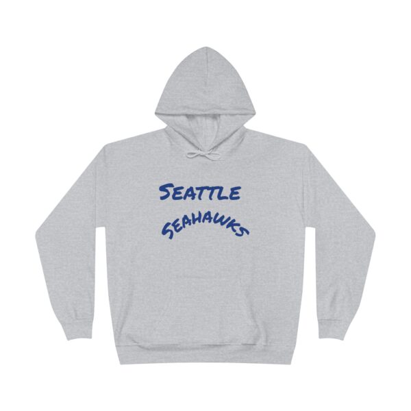 Seattle Seahawks Eco-Friendly Pullover Hoodie - Perfect for Game Days! - Image 2