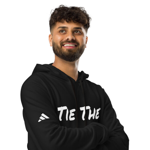 Men's slang Word Tie The Knot adidas fleece hoodie - Image 4