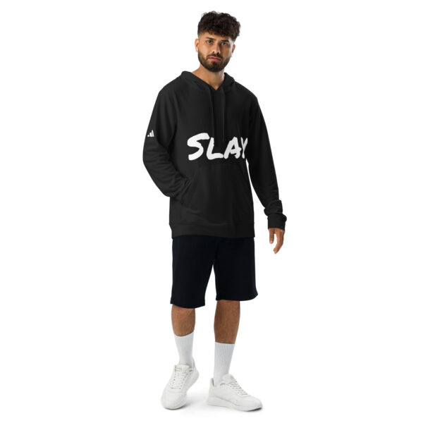 Men's Slang word Slay adidas fleece hoodie - Image 2