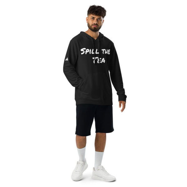 Men's Slang Word Spill the Tea  adidas fleece hoodie - Image 2