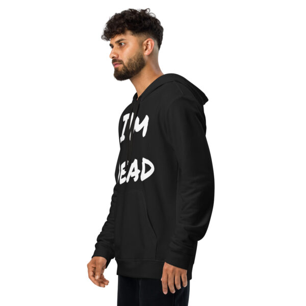 Men's Slang word I'm Dead adidas fleece hoodie - Image 3