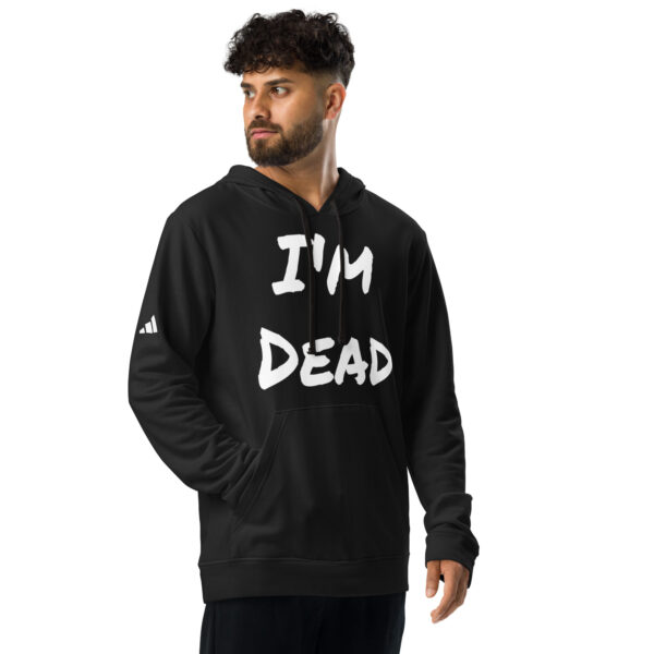Men's Slang word I'm Dead adidas fleece hoodie