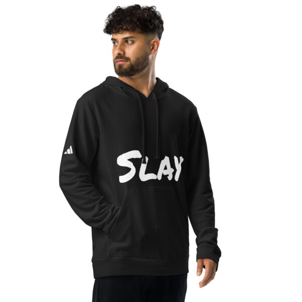 Men's Slang word Slay adidas fleece hoodie