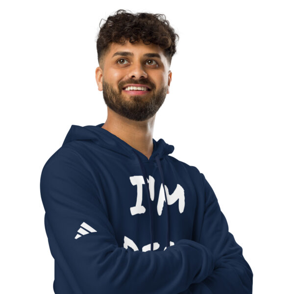Men's Slang word I'm Dead adidas fleece hoodie - Image 8