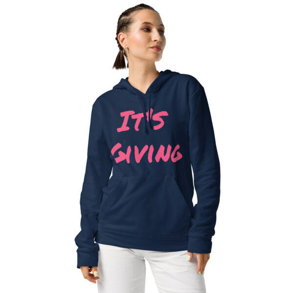 Women's Slang It's giving adidas fleece hoodie - Image 4