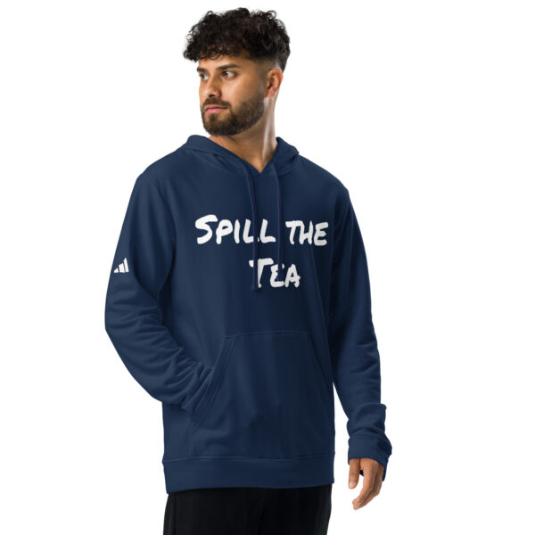 Men's Slang Word Spill the Tea  adidas fleece hoodie - Image 9