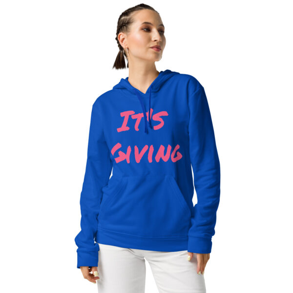 Women's Slang It's giving adidas fleece hoodie - Image 6